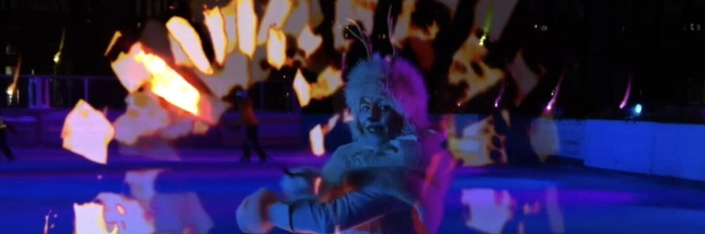 Animation lumineuse-hiver